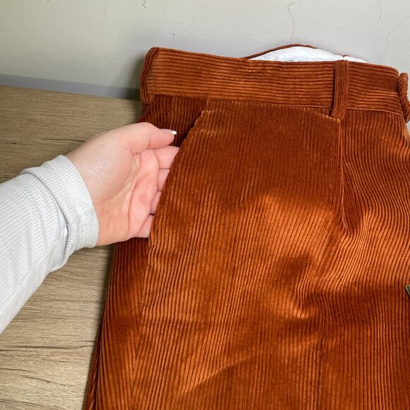 Men's Pair of Two Joseph Turner Yorkshire Corduroy Dress Trousers - Size 38x28 - Picture 6 of 14